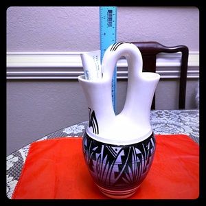 MESA VERDE POTTERY HAND PAINTED WEDDING VASE